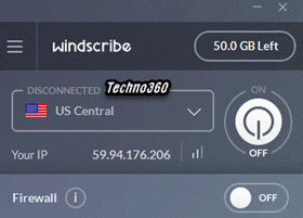 Windscribe VPN with 30 GB Bandwidth (Per Month) Free for 1 Year
