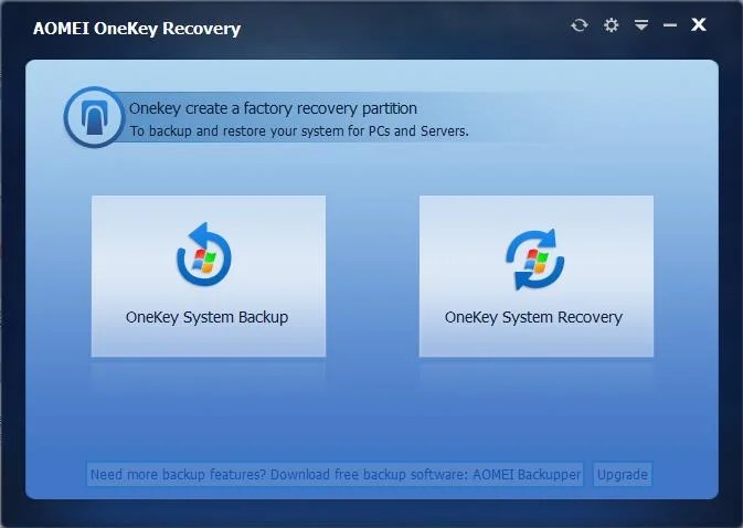 AOMEI OneKey Recovery
