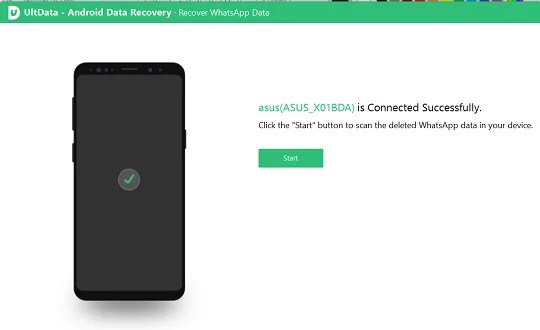 Tenorshare UltData-Android Data Recovery interface