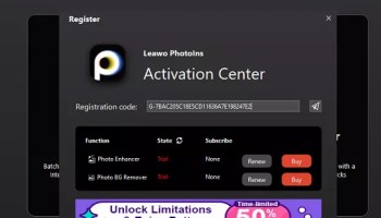 Leawo PhotoIns License code