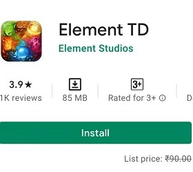 Element TD - Tower Defense Game Now Free for 24 Hours [Android/iOS]