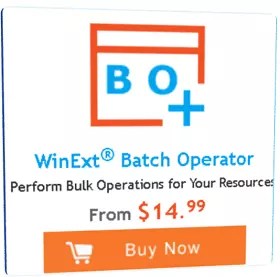 WinExt Batch Operator Free 1 Year License -Perform Bulk Operations
