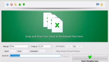 Excel Merger Pro Main Interface