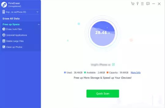 Aiseesoft FoneEraser Interface