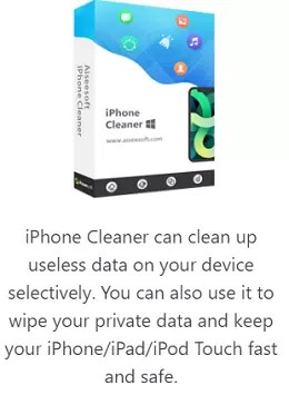 Aiseesoft iPhone Cleaner Free 1 Year License [Windows]