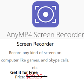 AnyMP4 Screen Recorder Free License [Windows]