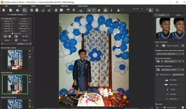 Color Projects Interface