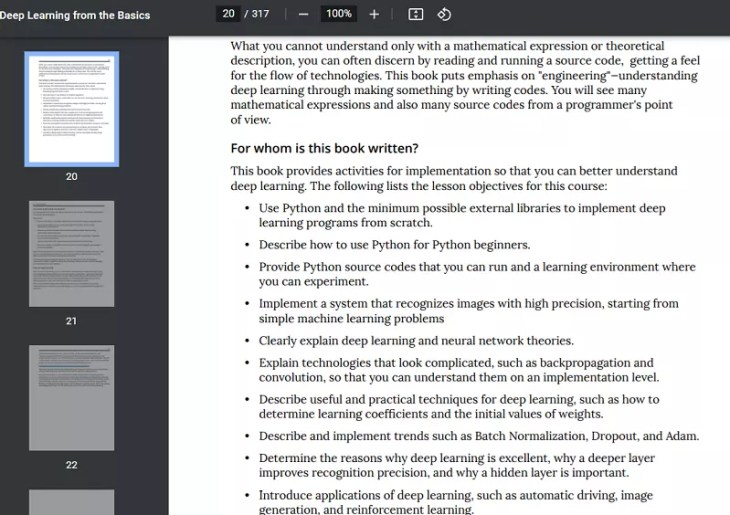 Deep Learning from the Basics with Python