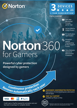 Norton 360 for Gamers Box Shot