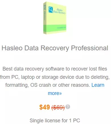 Hasleo Date Recovery Pro Shot