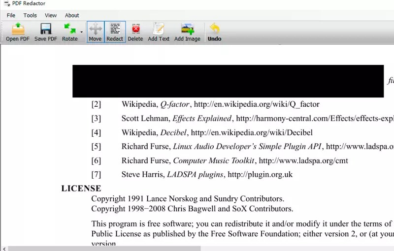 PDF Redactor Pro UI