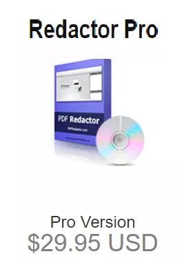 PDF Redactor Pro for Free - Black out Sensitive data in PDFs