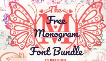 Monogram Font Bundle