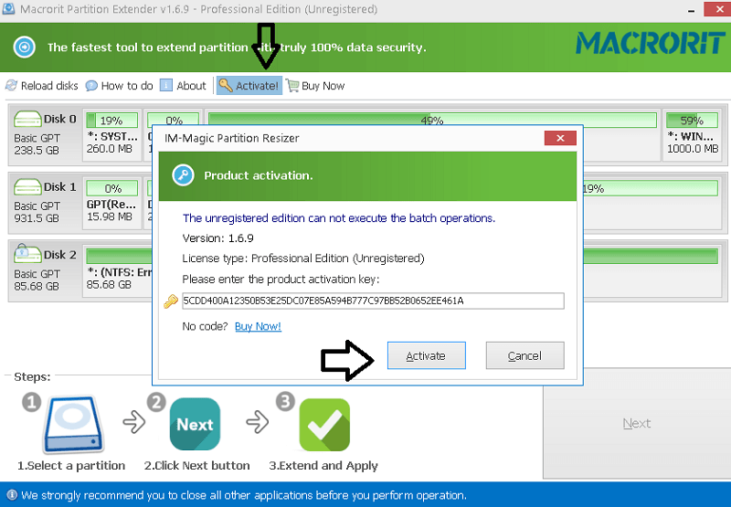 Macrorit Partition Extender Pro License
