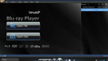 Tipard Blu-ray Player UI