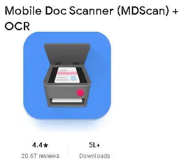 Mobile Doc Scanner (MDScan) + OCR - Android/iOS App Now Free[Worth $4.99]