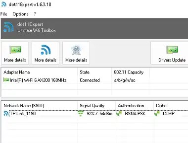 dot11expert Pro for Free-Wi-Fi troubleshooter