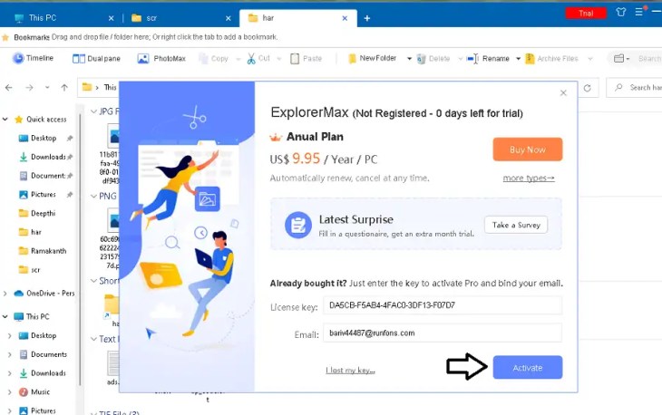 ExplorerMax Pro License Key