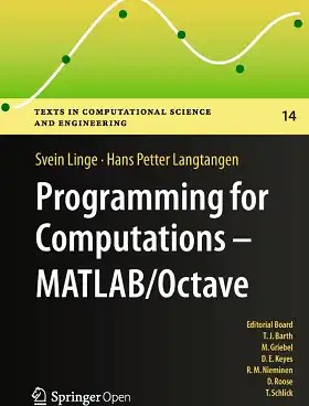 Programming for Computations - MATLAB/Octave eBook for Free[Kindle]