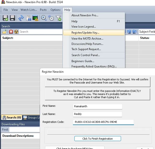 Newsbin Pro License Code
