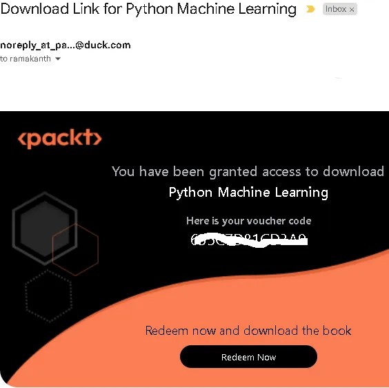 Python Machine Learning Book Giveaway