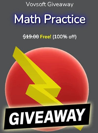 Vovsoft Math Practice Free 1 year License Worth $19[Windows]