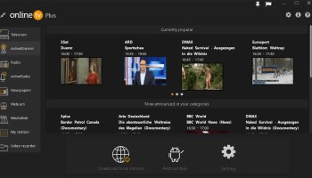 OnlineTV 18 Plus UI-Main Window