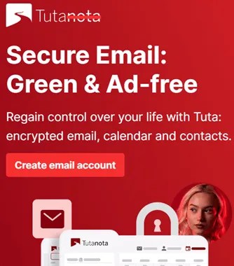 Tuta- Secure Email Service Box Shot