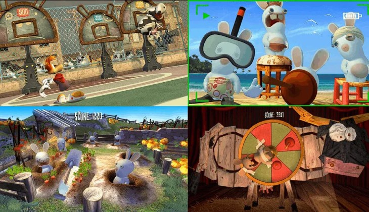 Rayman Raving Rabbids Game Play