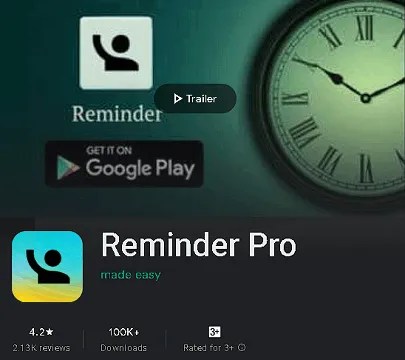 Reminder Pro Android App Worth $2.99 Available for Free: Productivity Tool