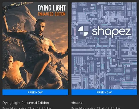 Dying Light Enhanced Edition and shapeZ games free