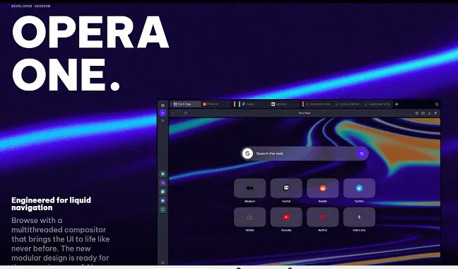 Opera One: Opera's New Flagship Browser