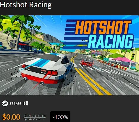Hotshot Racing: Get the PC Game for Free Now (Worth $19.99)