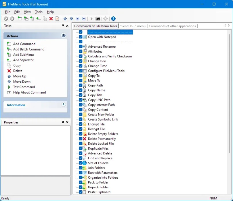 FileMenuTools UI