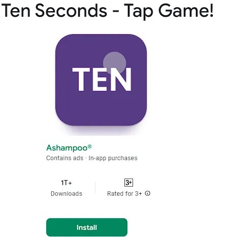 Fast Hands? Try Ashampoo Ten Seconds on Android