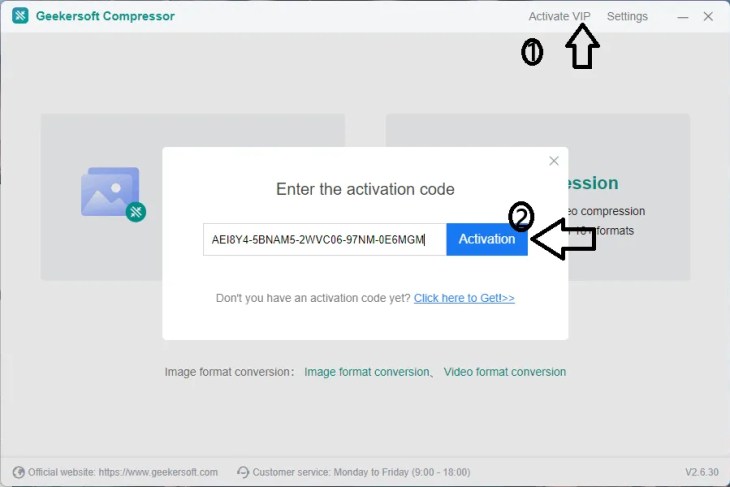 Geekersoft Compressor Activation Code