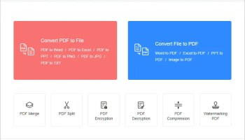 Geekersoft PDF Converter UI