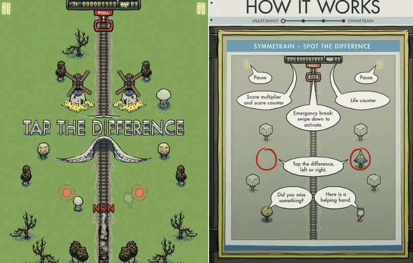 Symmetrain Game play