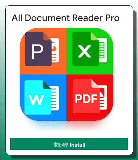 All Document Reader Pro Android App Now Free