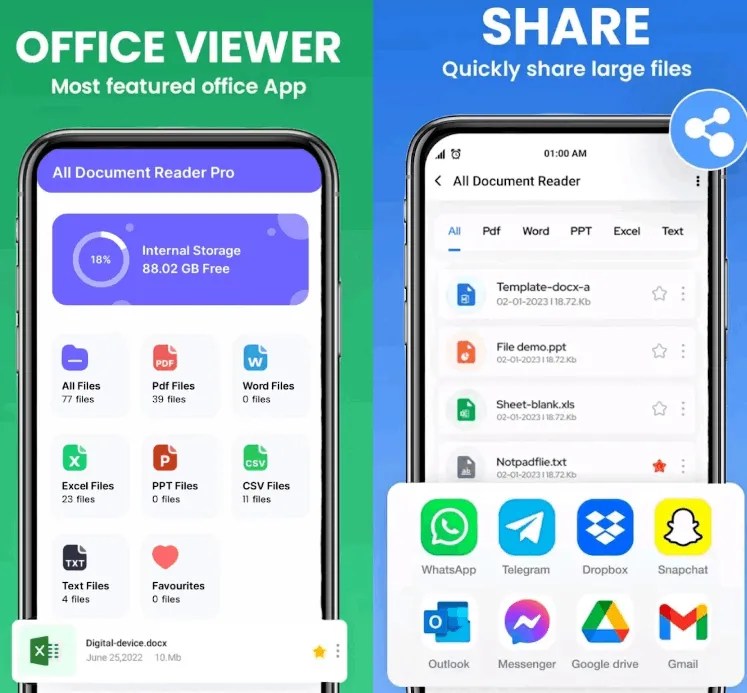 All Document Reader Pro UI