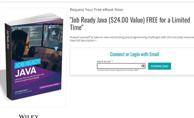 Job Ready Java ebook giveaway