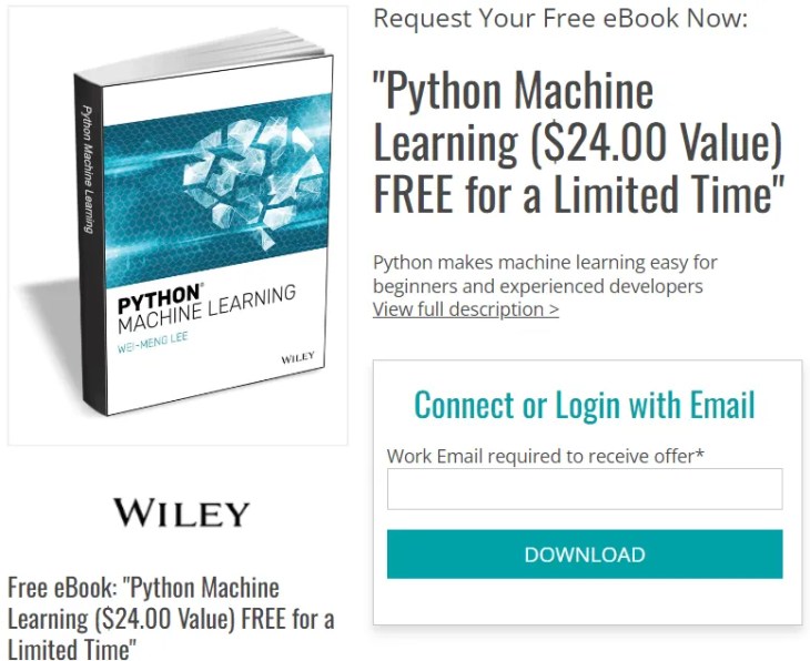 Python Machine Learning Book giveaway