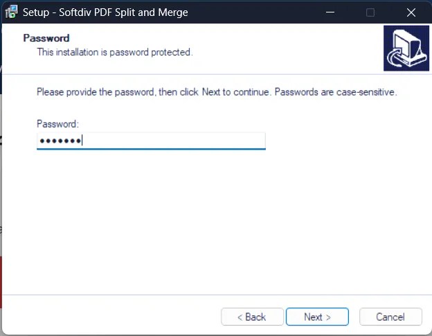 Softdiv PDF Split and Merge License