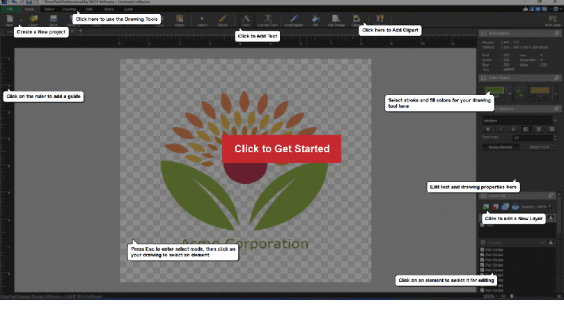 DrawPad Pro UI