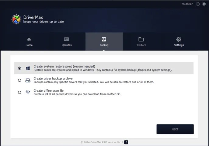 Backup your PC Drivers wit DriverMax