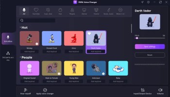 FliFlik Voice Changer UI
