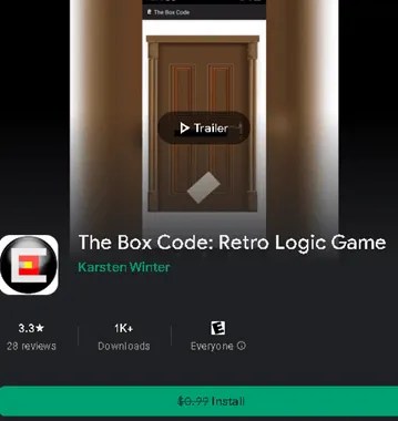 The Box Code: Retro Logic Game – Free for a Limited Time! [Android]