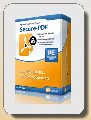 ASCOMP Secure-PDF Pro Free License - Encrypt, Digitally Sign & Watermark PDFs