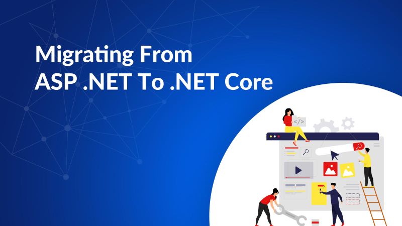 Migrating From Asp Net To Net Core - Geometric Illustration Collection - 4K Quality