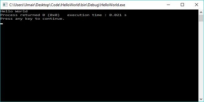 Install CodeBlocks, GCC compiler & run your first C program - Windows 10